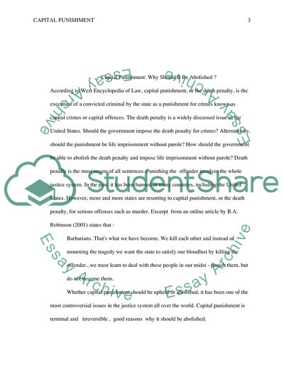 Capital Punishment - Execute Cannot Be Pardoned