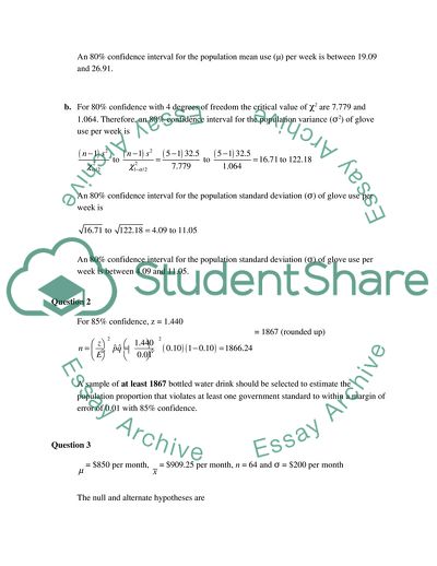 Introduction to Statistics Exam
