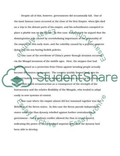 China history questions