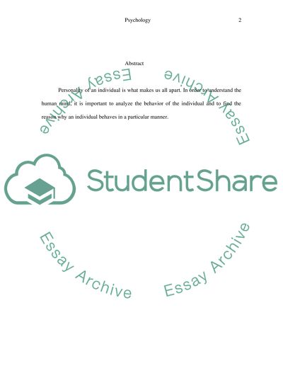 General System of Individual Psychology