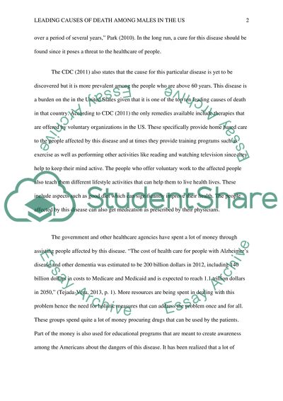 The Disease of Alzheimers Problem in the United States