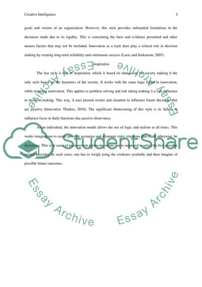 Mental Process Paper