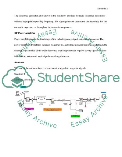 Radio Frequency Transmitters and Receivers