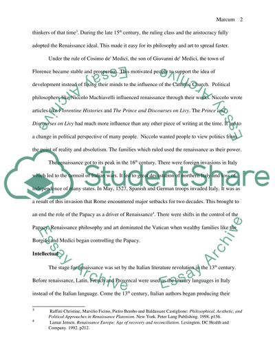 The Italian Renaissance - When Did It Begin and When Did It End