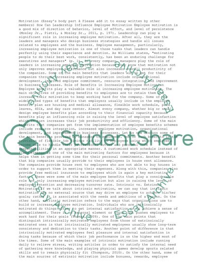 How Can Leadership Influence Employee Motivation