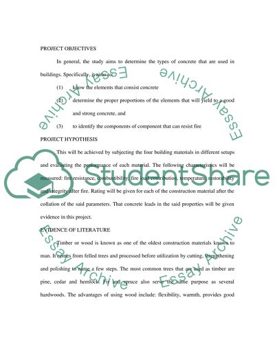 Concrete perfomance in fire compared to other building materials