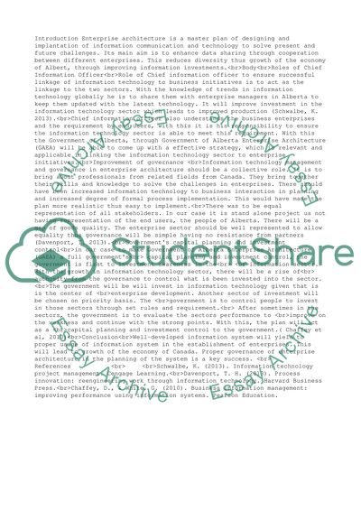 Study case (Information Resources Management)