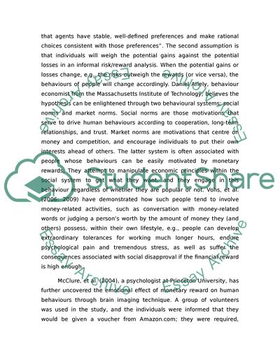 Why Should We Study the Use of Personal Financial Incentives to Improve Health-Related Behaviour
