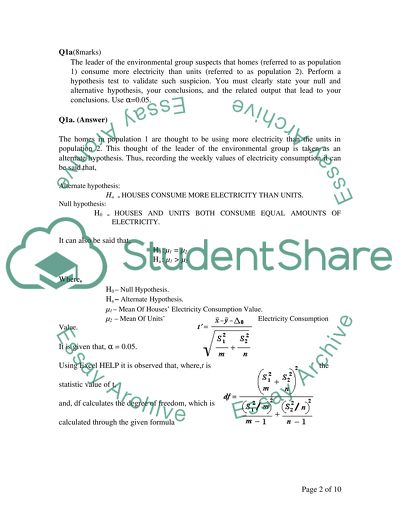 Business and Economics Statistic A