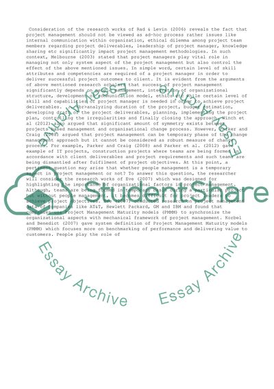 Principles of Project Management