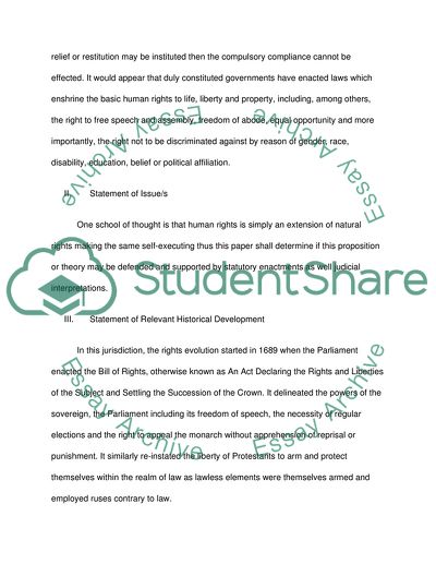 Is It an Extension of Natural Right