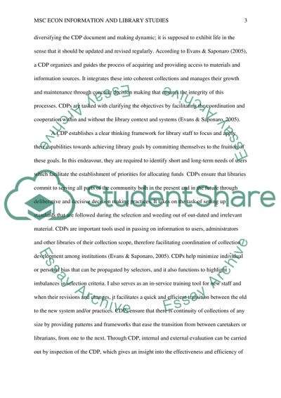 Collection Development Policy