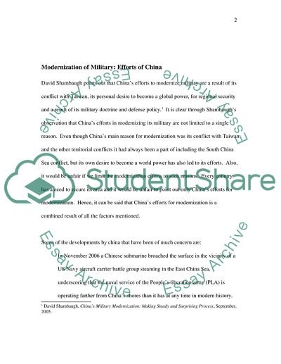 The Impact of Chinas Military Modernization on East Asian Security in Decades to Come