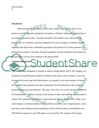 Coca Colas International Service Program