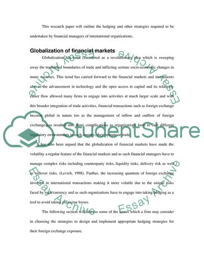 International Finance Organizations of Foreign Exchange Management
