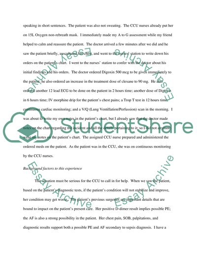 Reflective analysis case studies