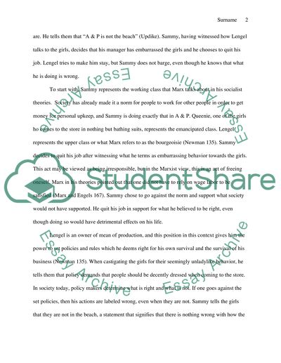 A & P by John Updike