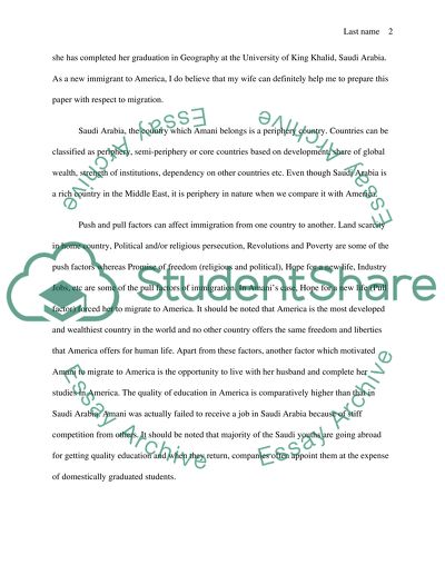 Migration Project Paper