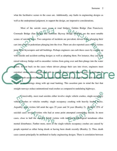 Government and Ethics: Prevention of Suicide and Unintentional Deaths