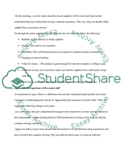 Choosing Materials and Suppliers