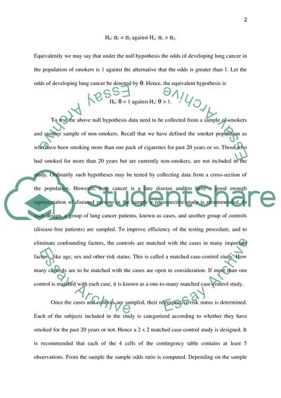 Does Smoking Cause Lung Cancer