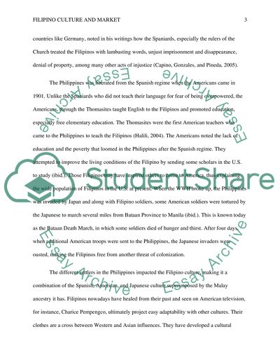 Combining Ideas to Capture the Filipino Culture and Market