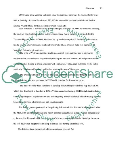 Jack Vettriano A Contemporary Artist