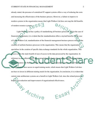 EISA: Capturing the Current State Relative to a Given Business Process