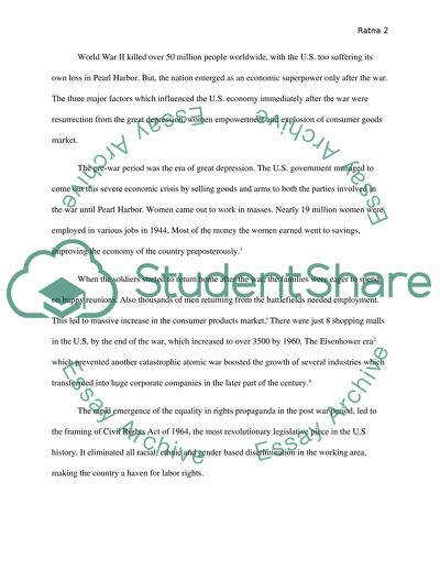 Effect of World War II on Industries