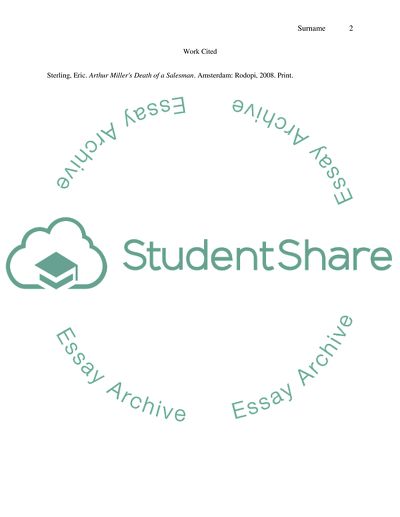 Death of a Salesman by Arthur Miller