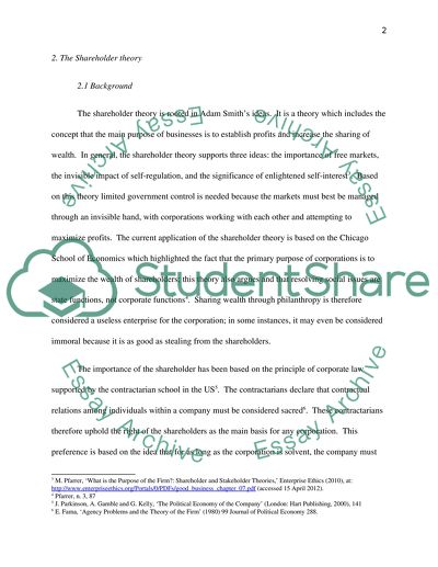 The Advantages, Disadvantages, and Future Perspectives of Stakeholders Value Theories