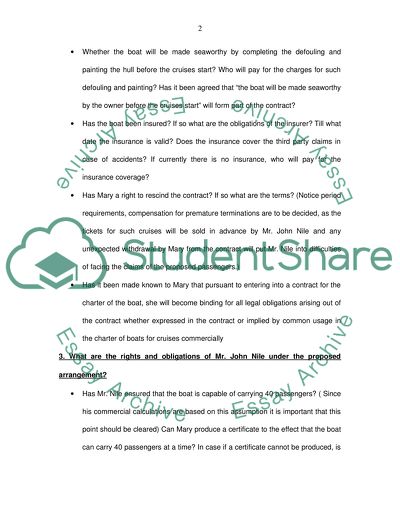 Contract Law: Commercial Purpose