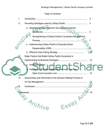 Strategic management