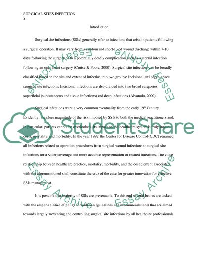 Surgical Sites Infection
