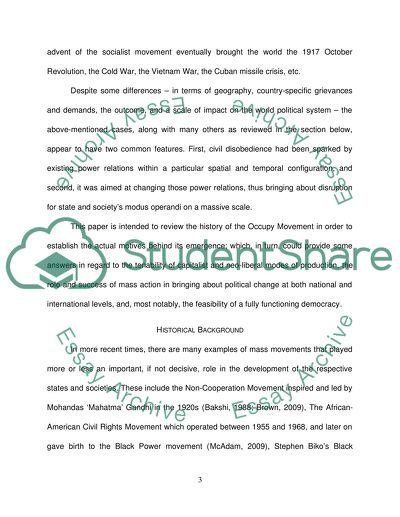 The Role of Mass Movement in the World Politics