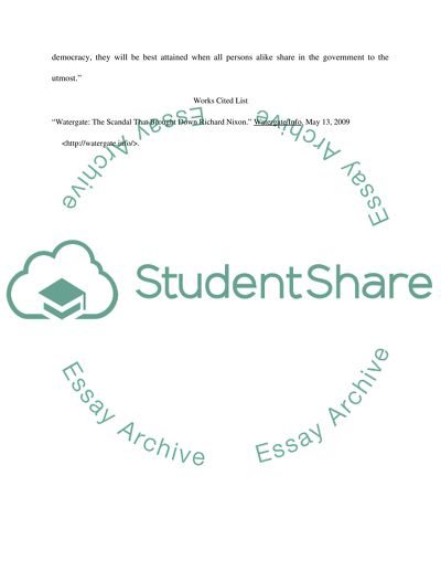 Watergate: The Scandal