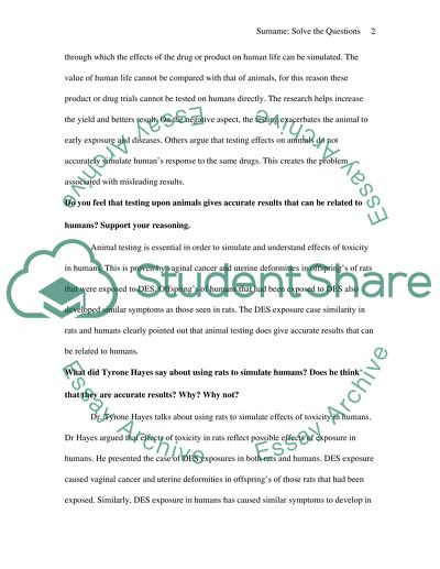Pre-Lab-Tyrone Hayes Discussion on Atrazine