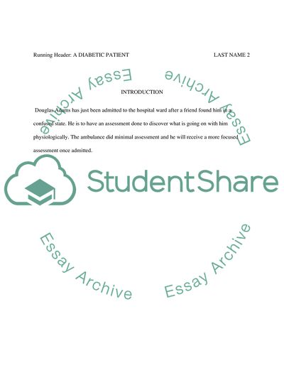 A Diabetic Patient Case