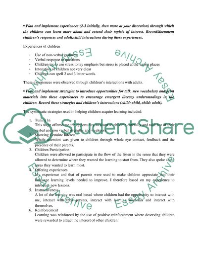 Language learning process