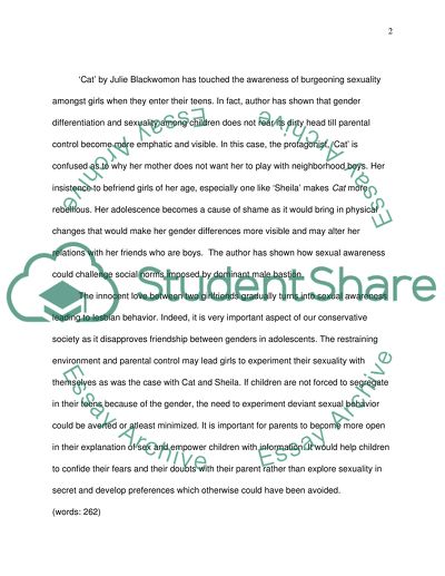 Reading response paper