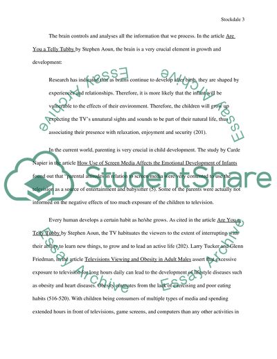 Television Affects on Society