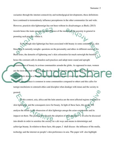 Skin lightening obsession in asia