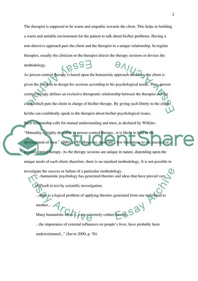 Person-centered, Existential and Rational-Emotive-Behavioural Therapies