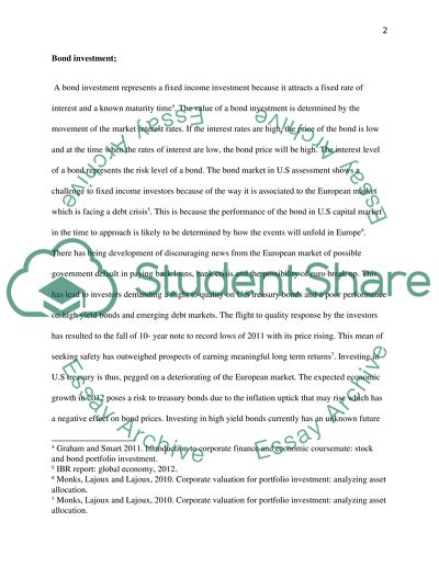 Current Global Financial Market