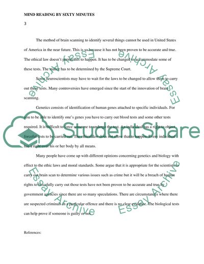 Psychology: Mind Reading by Sixty Minutes