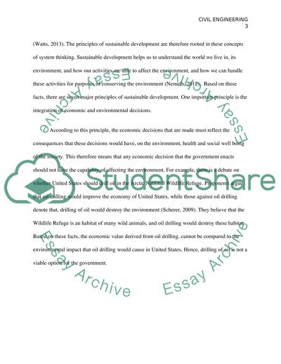 The Principles of Sustainable Development