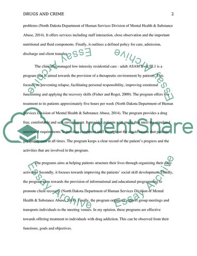 Community-Based Substance Abuse Treatment Programs