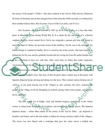 The Cultural Impact of the Yanan Talks on Chinese Film