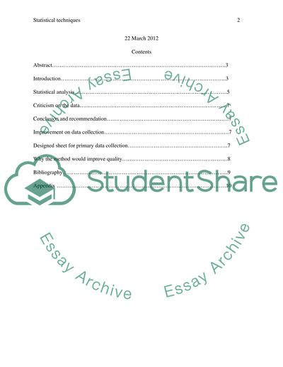 Statistical Techniques, Analysis, and Interpretation, Product Differentiation