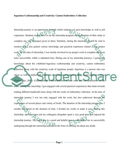 My Internship Journeys